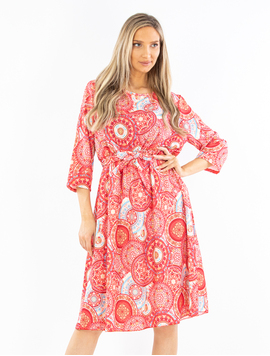 Rochie Dama Kalinda Rosu