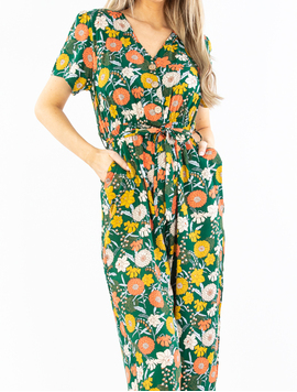 Salopeta Dama Bumbac Nalini Verde