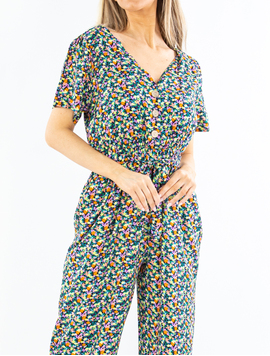Salopeta Dama Bumbac Nalini Multicolor II