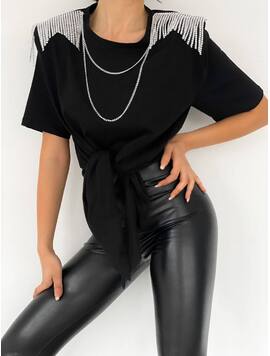 Tricou Dama DivyaOne Negru