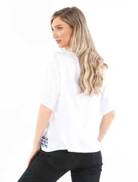 Bluza Dama Panza Priya Alb