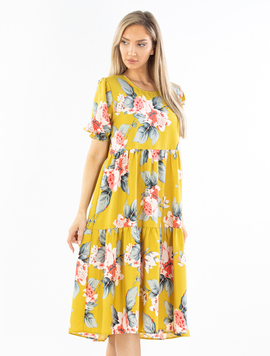 Rochie Dama Vascoza Ramya Galben