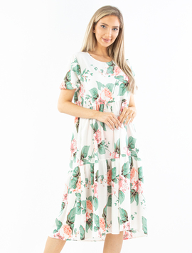 Rochie Dama Vascoza Ramya Alb