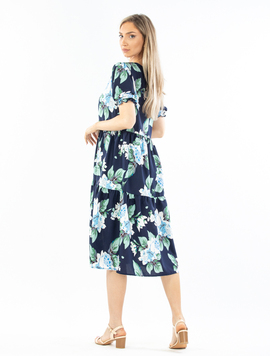 Rochie Dama Vascoza Ramya Bleumarin