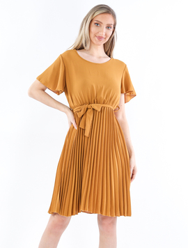 Rochie Pliuri Dama JulietStyle Mustar
