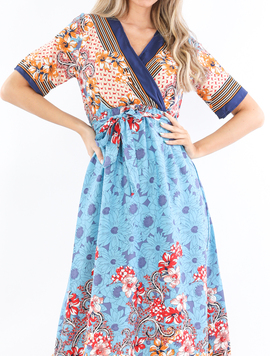 Rochie Dama JenniferStyle Bleu