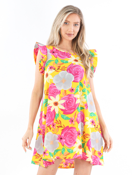 Rochie Dama Paloma Galben