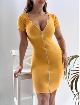 Rochie Dama OpheliaOne Mustar