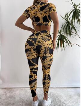 Compleu Dama Tamara Negru Auriu