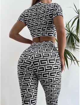 Compleu Dama Tamara Negru Alb