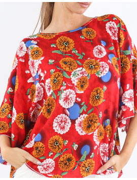 Bluza Dama Vascoza AliciaOne Rosu cu Roz