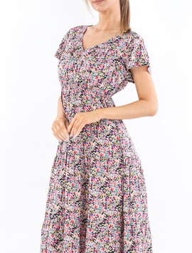 Rochie Dama Vascoza Brennan Lila cu Vernil