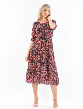 Rochie Dama YasmineOne Corai cu Negru