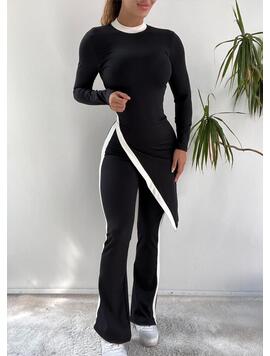 Compleu Dama StyleDeea Negru cu Alb