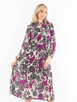 Rochie Dama Voal Anitta Mov