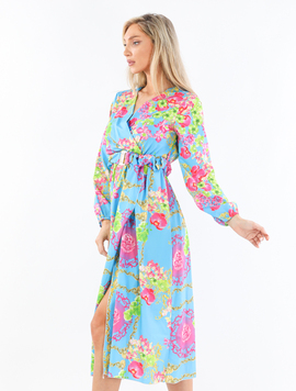 Rochie Dama SummerOne Albastru Deschis