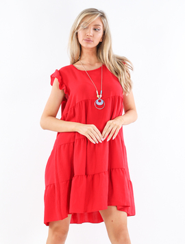 Rochie Dama Vascoza VeroOne Rosu