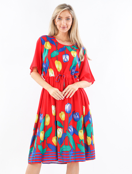 Rochie Dama NiabiColor Rosu