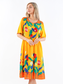 Rochie Dama NiabiColor Galben