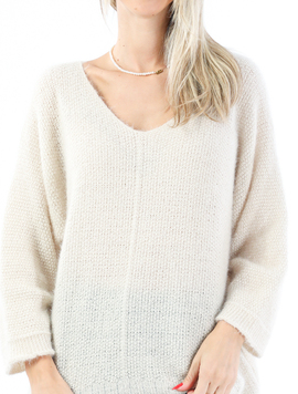 Pulover Dama Luna Crem