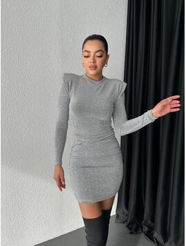 Rochie Dama ShineStar Gri