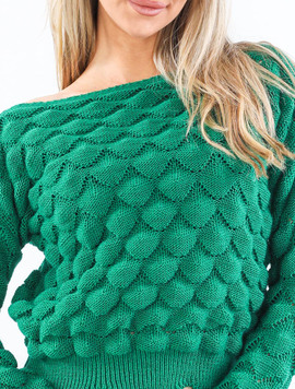 Pulover Dama BrocOclock Verde