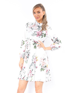 Rochie Dama FlowerCover Alb