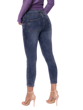 Jeans Dama OCrapatura Albastru