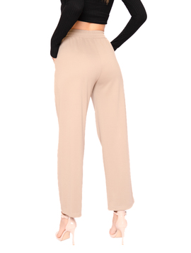 Pantaloni Dama Elegant Evazat Bej