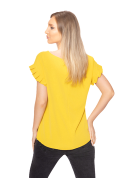 Bluza Dama cu Pandantiv Galben