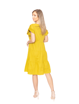 Rochie Dama Uni Vascoza Mustar