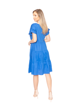 Rochie Dama Uni Vascoza Albastru