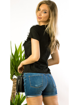 Bluza Dama Bumbac Byanco Negru