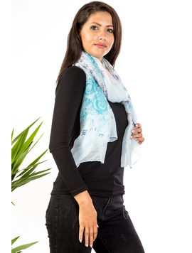 Esarfa Dama Viscoza LondonChic Turcoaz