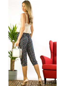 Pantaloni Dama Panza Klorys Bleumarin