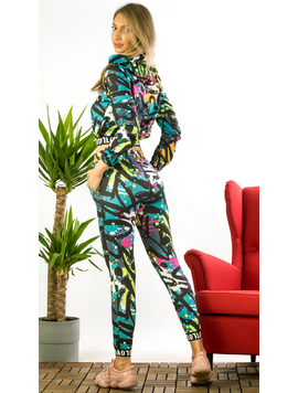 Trening Dama Bumbac LoveAndPrint Turcoaz