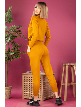 Compleu Dama Tricotat BiddyOne Mustar