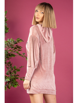 Rochie Hanorac VelvetParis Roz Fanat