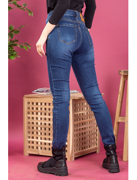 Blugi Dama JoJo Star Bleumarin