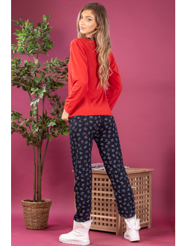 Pijama Dama ButterFlyOne Rosu