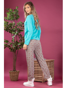 Pijama Dama ILoveOne Turcoaz