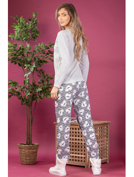 Pijama Dama CutieBeauty Gri