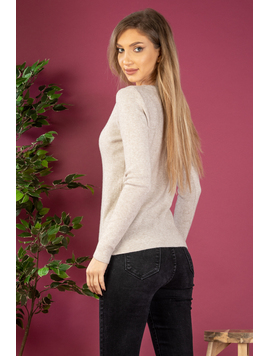 Pulover Dama SoftAnne Bej