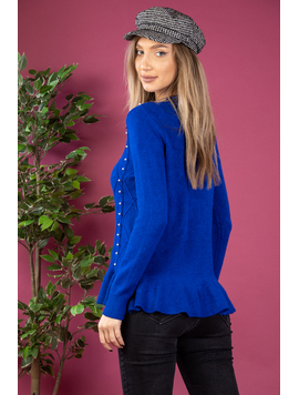 Pulover Dama Campbell Albastru