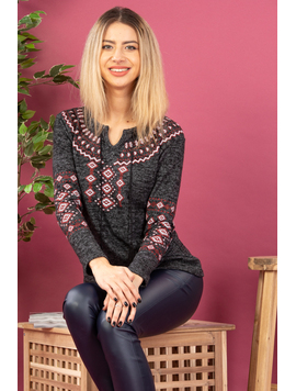 Bluza Dama Makenna Gri Inchis
