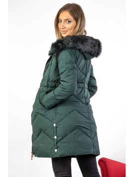 Geaca Dama TeddyTen Verde