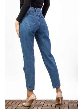 Blugi Dama Mom Fit YellyFour Bleumarin