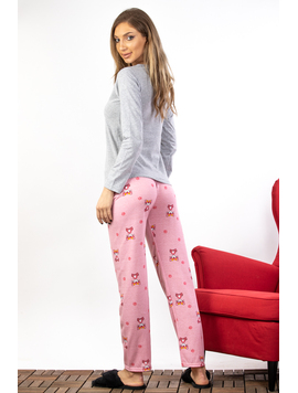 Pijama Dama Bumbac PinkPanther Gri