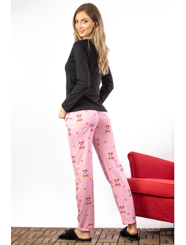 Pijama Dama Bumbac PinkPanther Negru