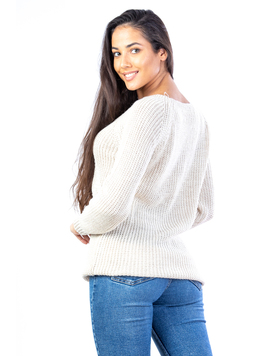 Pulover Dama NencyOne Crem